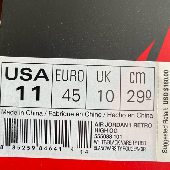 Jordan 1 2015 Chicago Size 11 main image 10